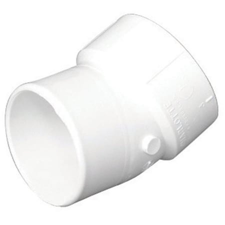 Charlotte Pipe And Foundry Charlotte Pipe & Foundry PVC003261200 PVC Dwv 22 deg Street Elbow  4 in. Hxftg 4269676